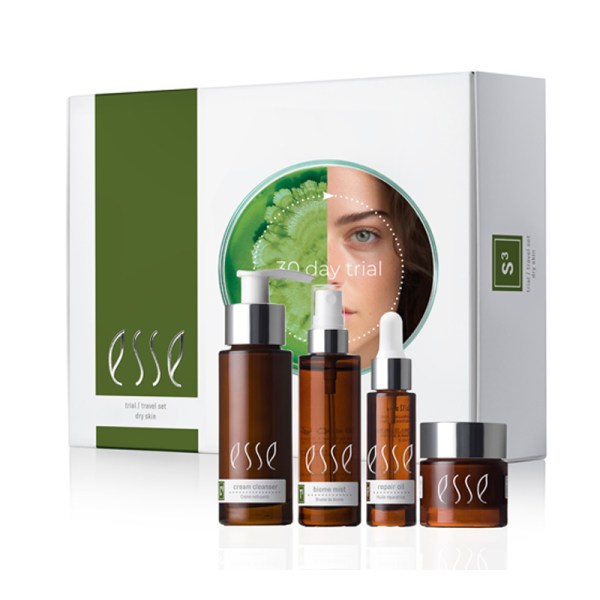 travel set dry skin - esse